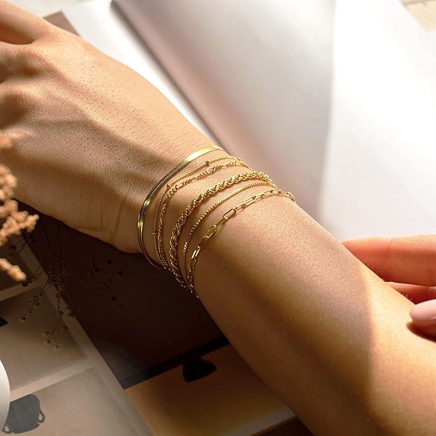 Isabella Vernetta armbandenset | Goud