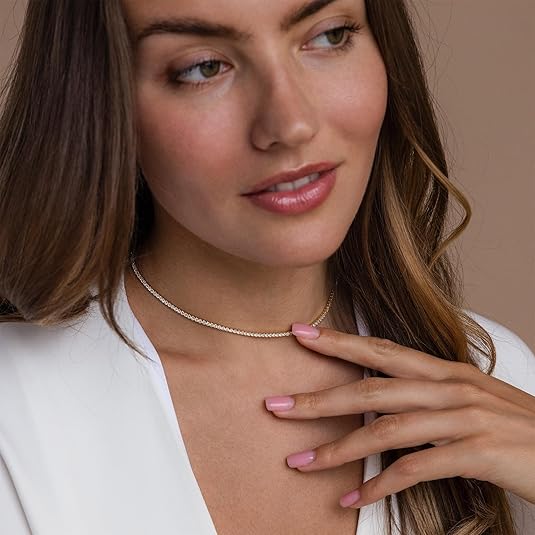 Tennis Ketting | Goud