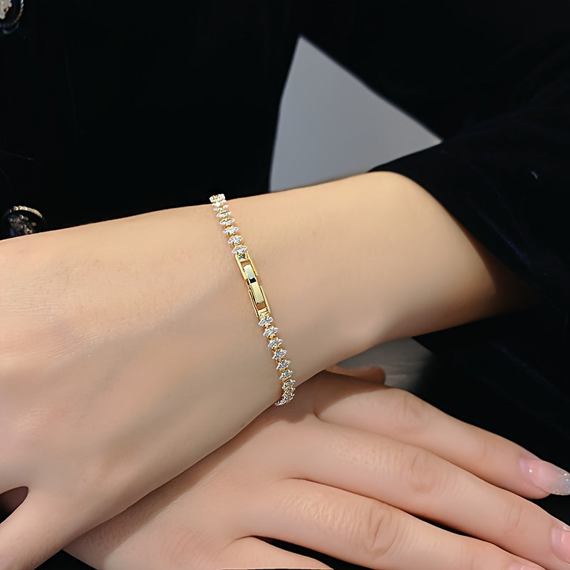 Vionelle Marquise Tennisarmband | Goud