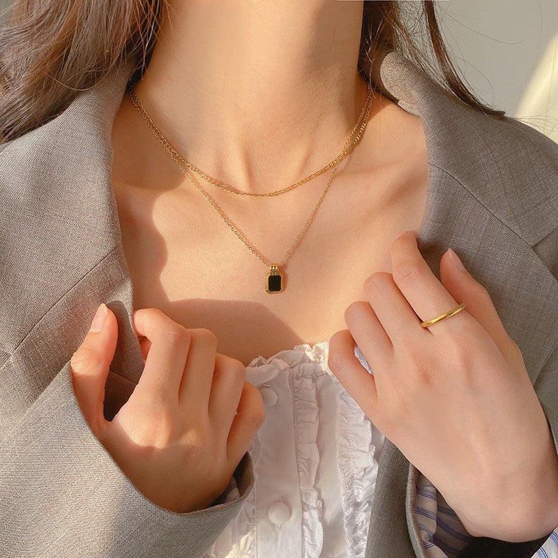 Calynna Marvelle Laget Halsketting | Goud