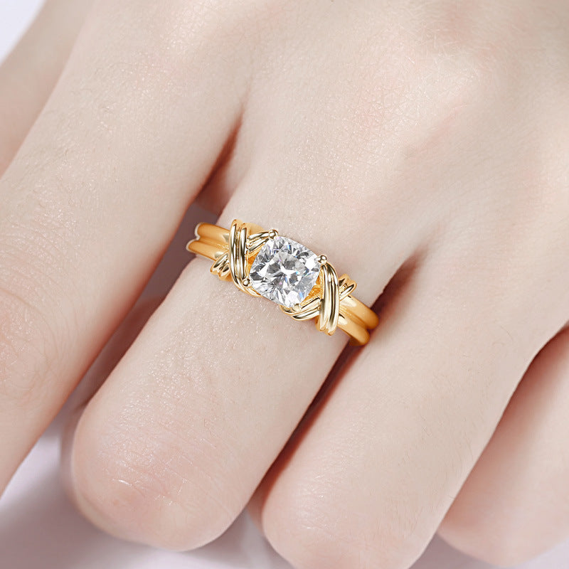 Knotband Statement Ring | Guld