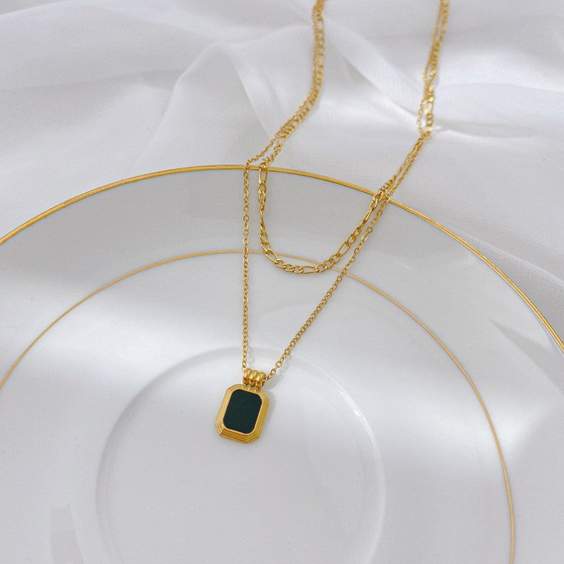 Calynna Marvelle Laget Halsketting | Goud
