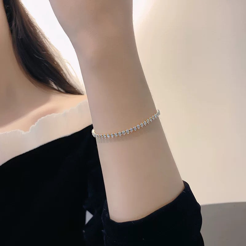 Vionelle Marquise Tennisarmband | Goud