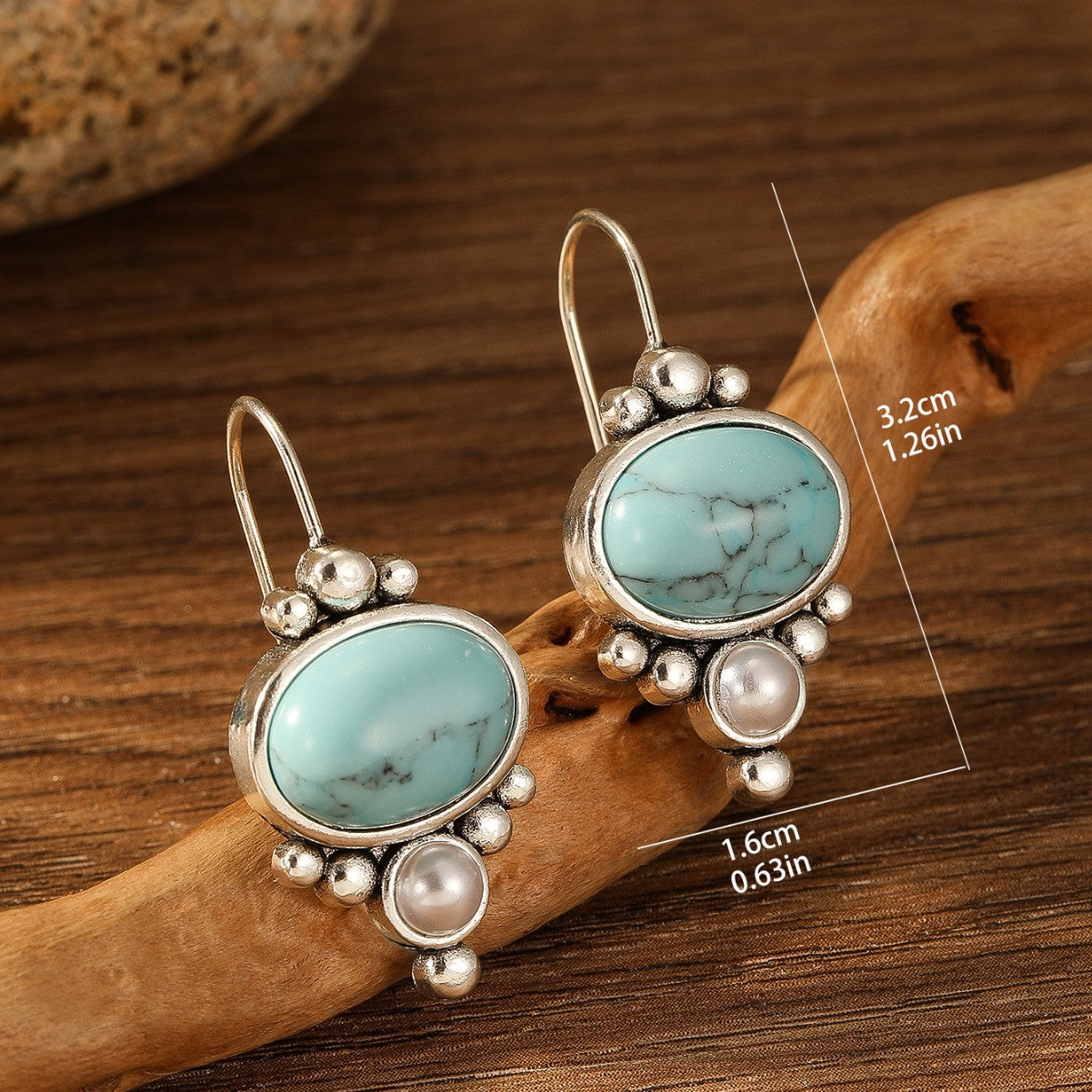 Briselle Shorelight Oorbellen | Witgoud