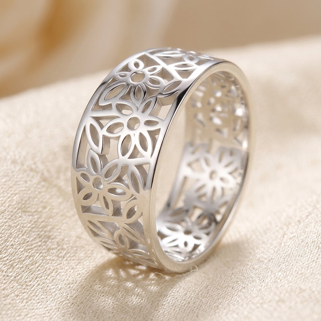 Sart Blomst Daria Ring | Witgoud