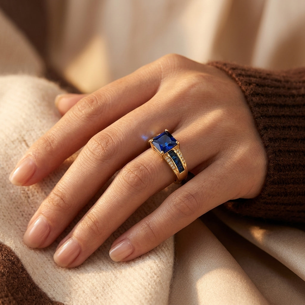 Kassira Bluemont Ring | Goud