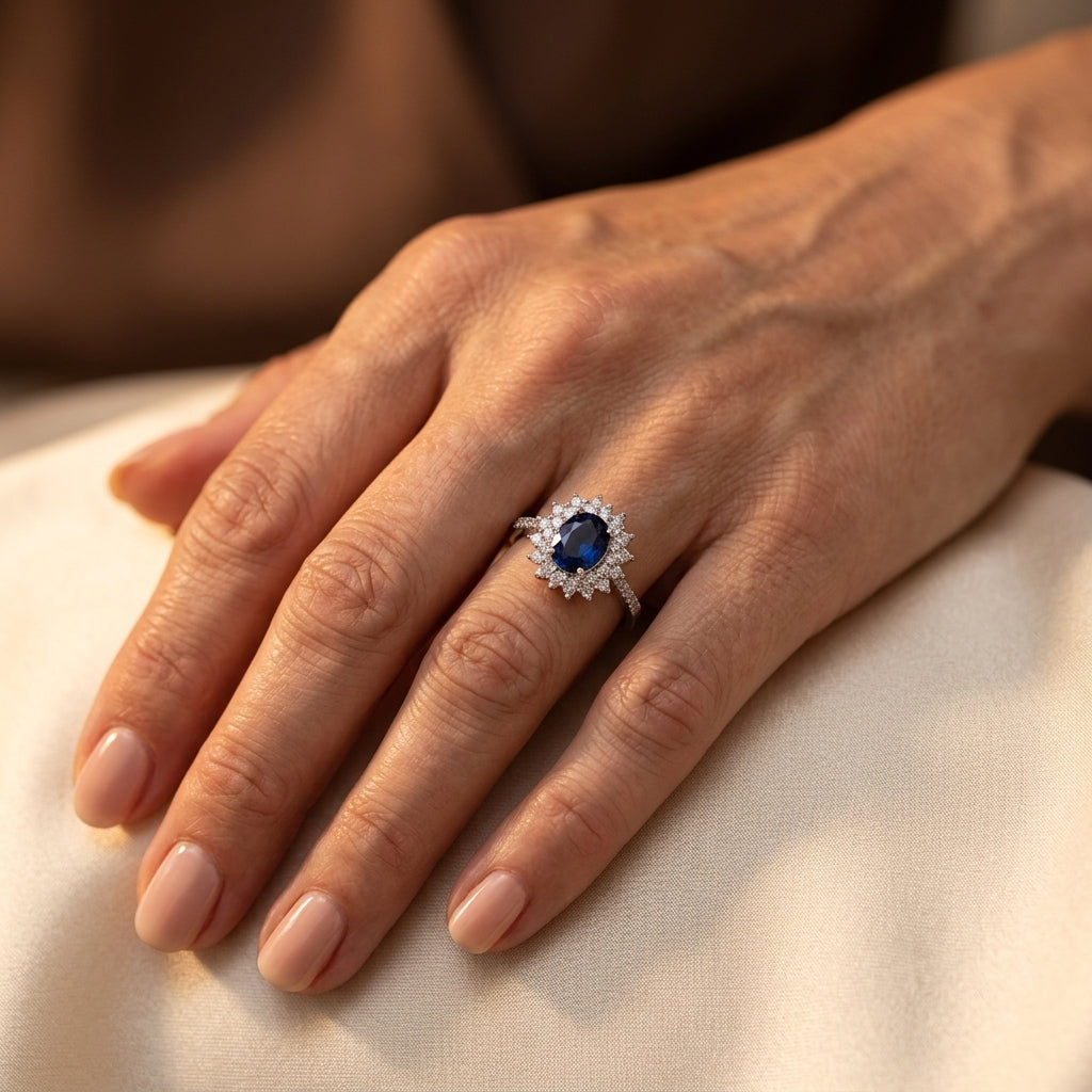 Vionne Saphirae Ring | Goud