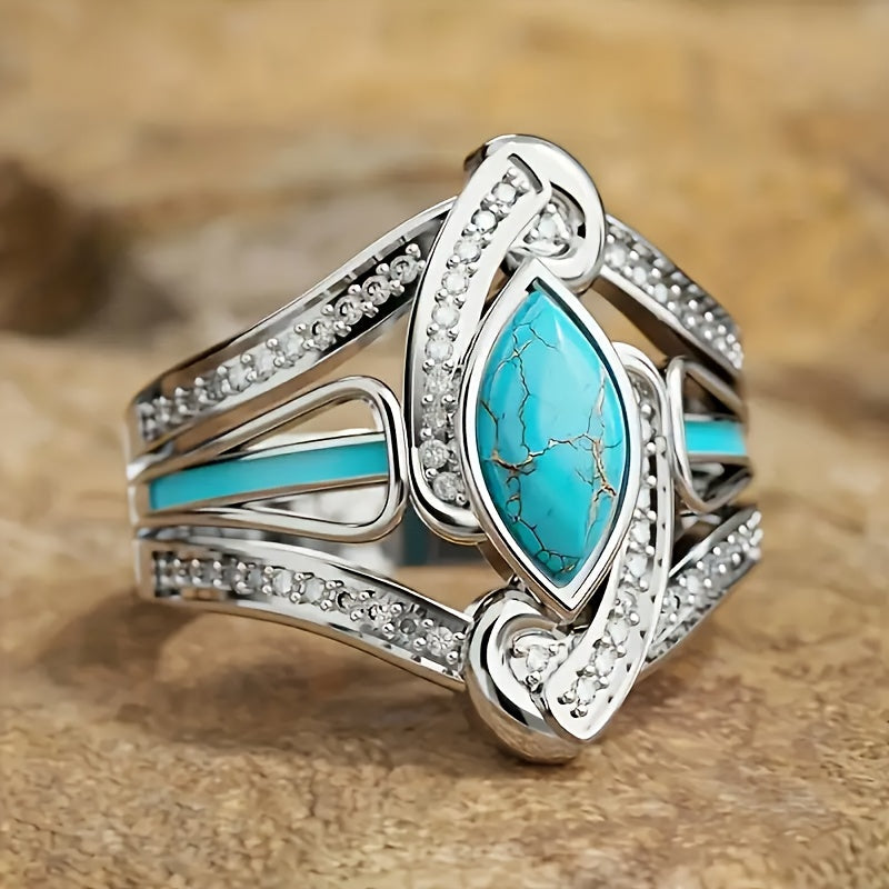 Turkse Marquis Statement Ring | Witgoud
