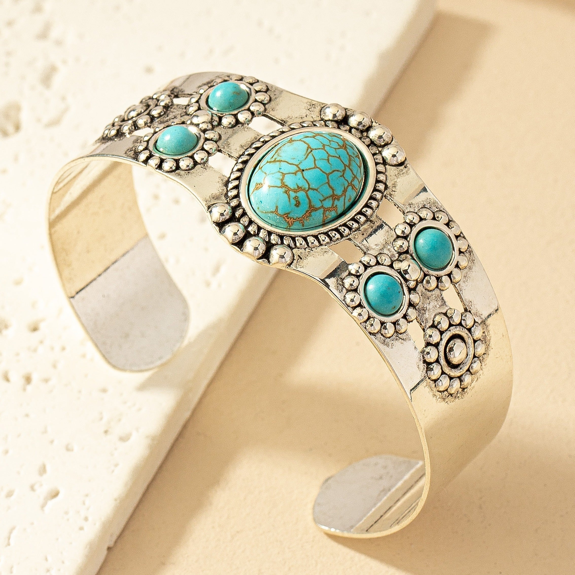 Seren Turquoise Cuff Bracelet | Witgoud