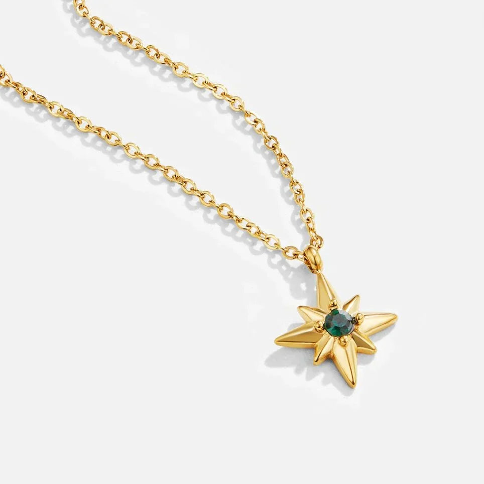 Estelle Celestial Gem Halsketting | Goud