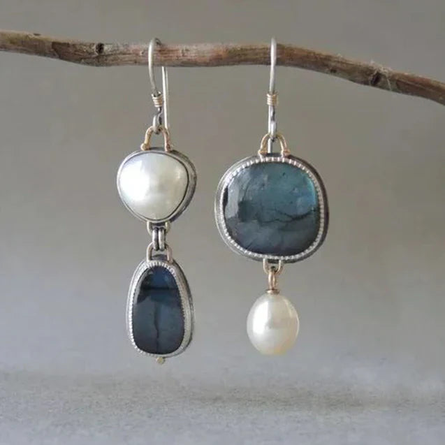 Himmelske Vintage Oorbellen | Witgoud