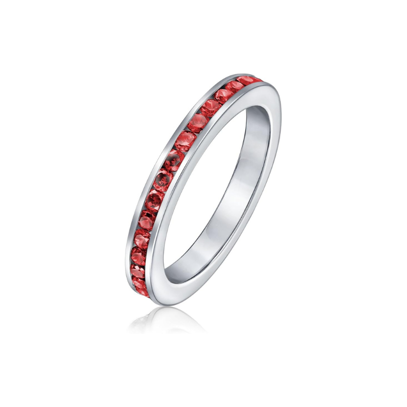 Ruby Eternity Band Ring | Witgoud