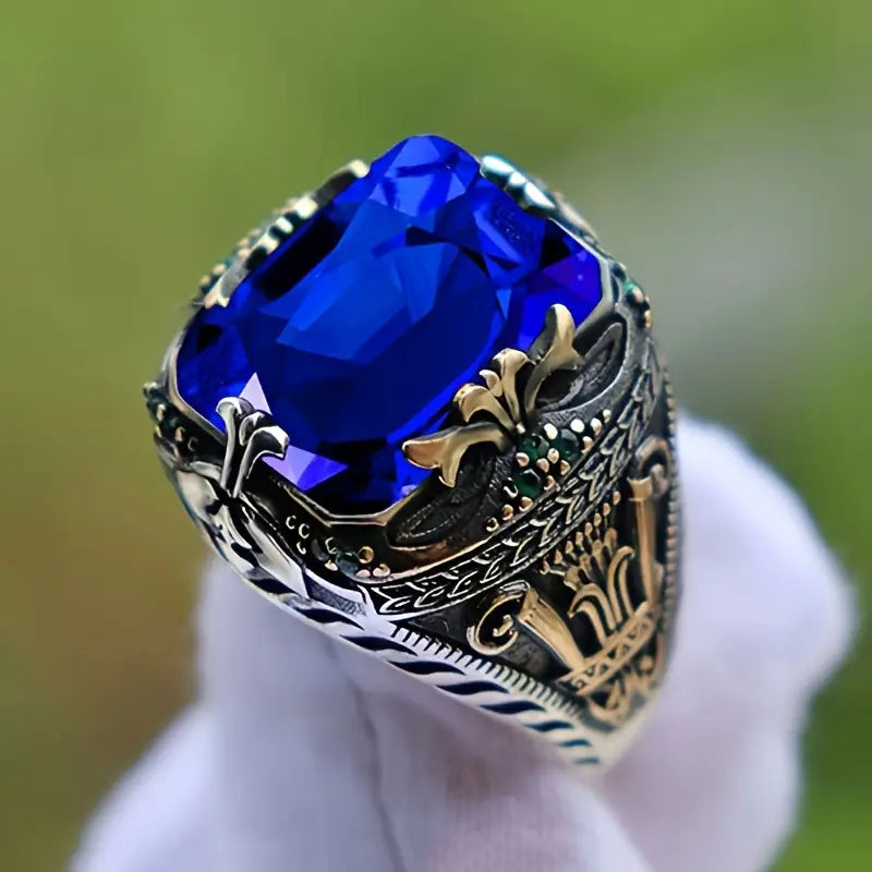Klara Saphira Ring | Van Goud