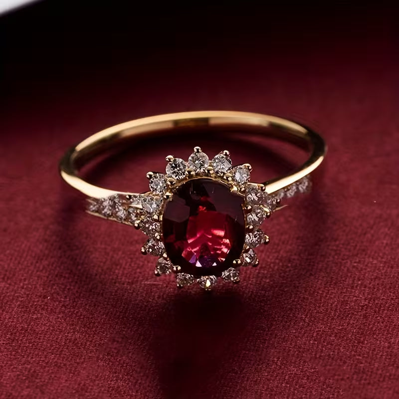 Keizerin Rode Ring | Goud