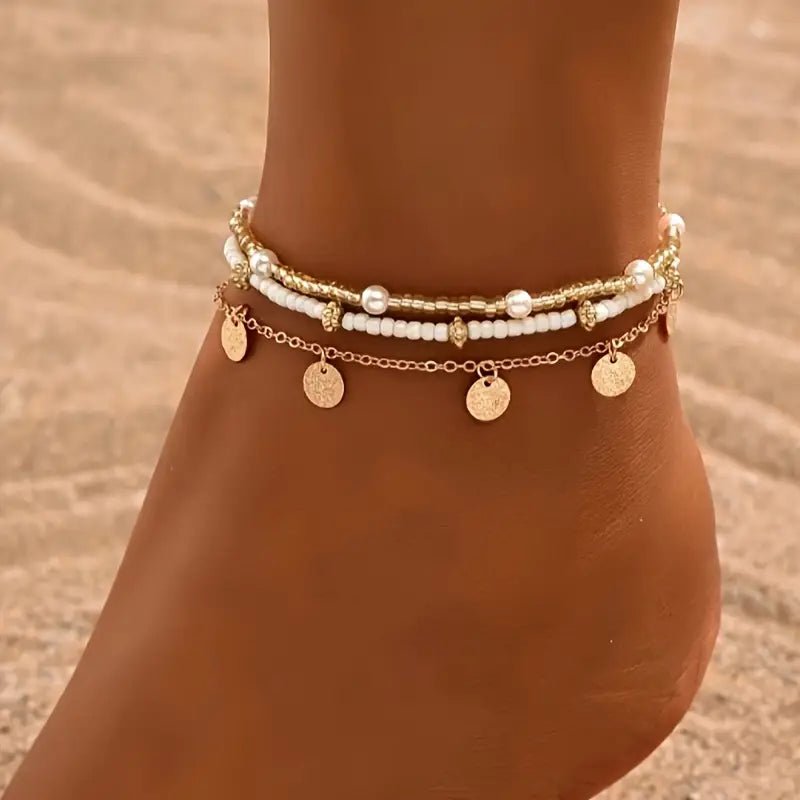 Kystens Charme 3-delig Laget Enkelset | Goud