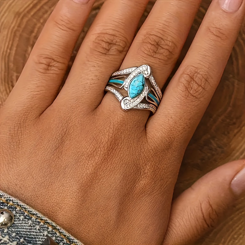 Turkse Marquis Statement Ring | Witgoud