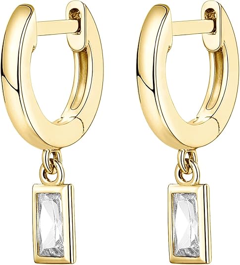 Bar Drop Oorbellen | Goud