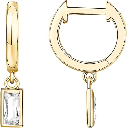 Bar Drop Oorbellen | Goud