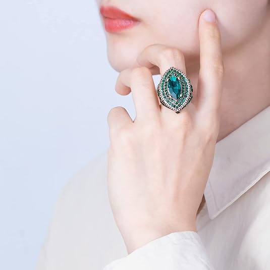 Emerald Regent Ring | Goud