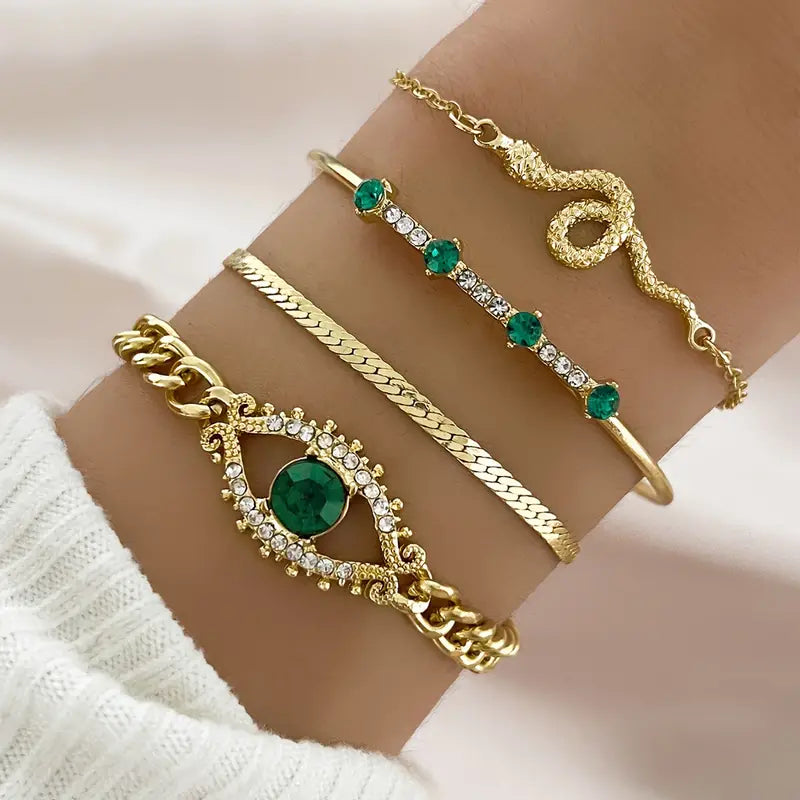 Serpina Veyra Armbandsset | Goud