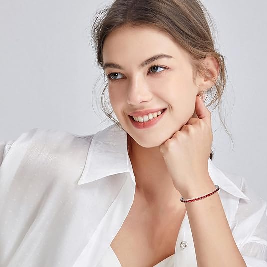 Ruby Tennis Armband | Witgoud