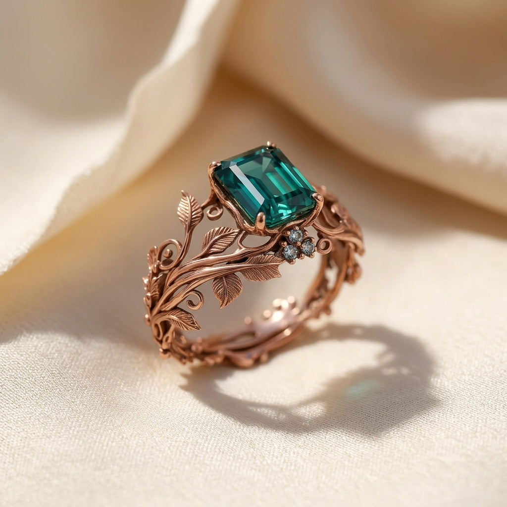 Forestlight Krystalring | Roségoud