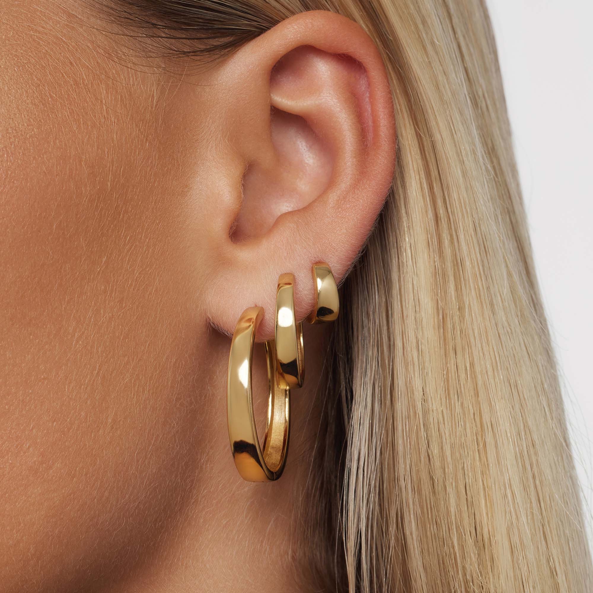 Gia Statement Hoops | Goud