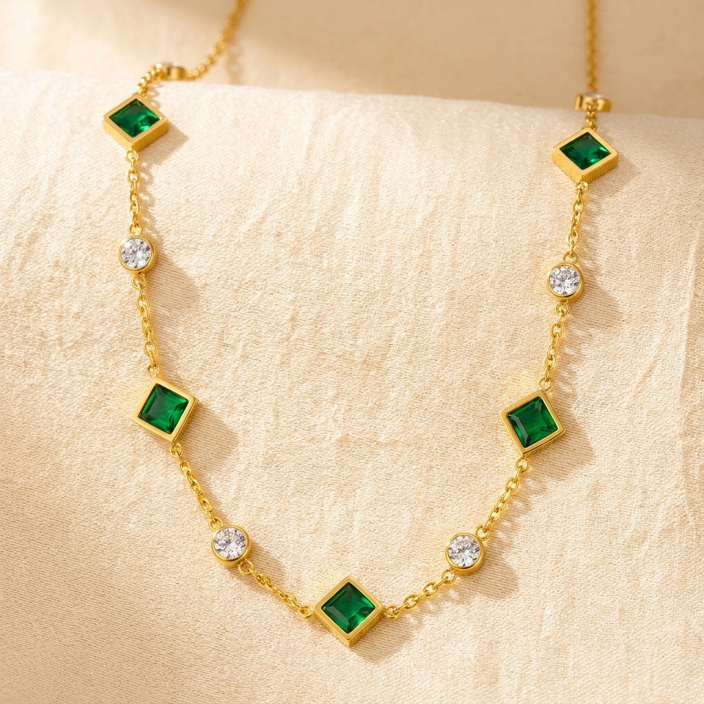 Amelisse Glenwyn Halsketting | Goud
