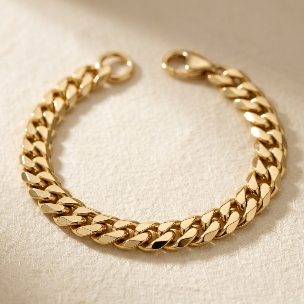 Cubaans Armband | Goud