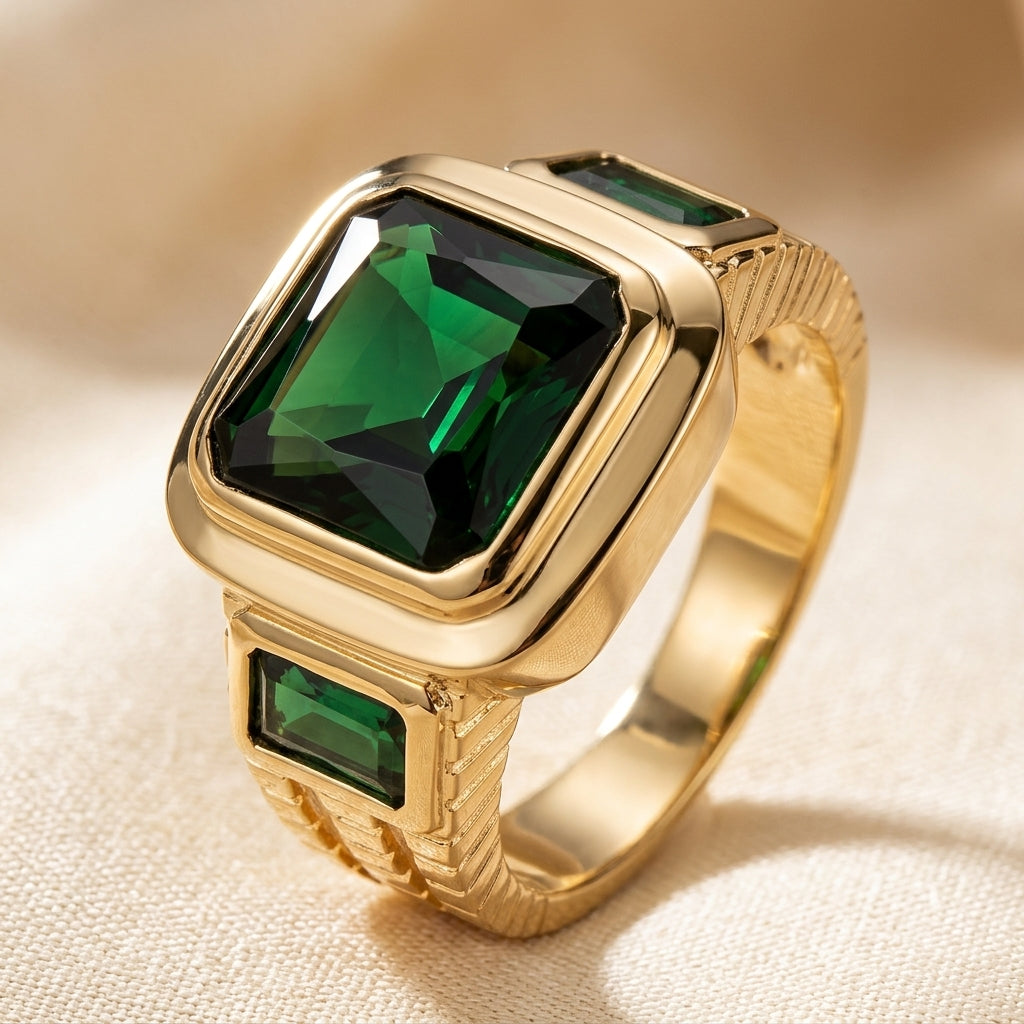 Emeric Valestone Ring | Goud