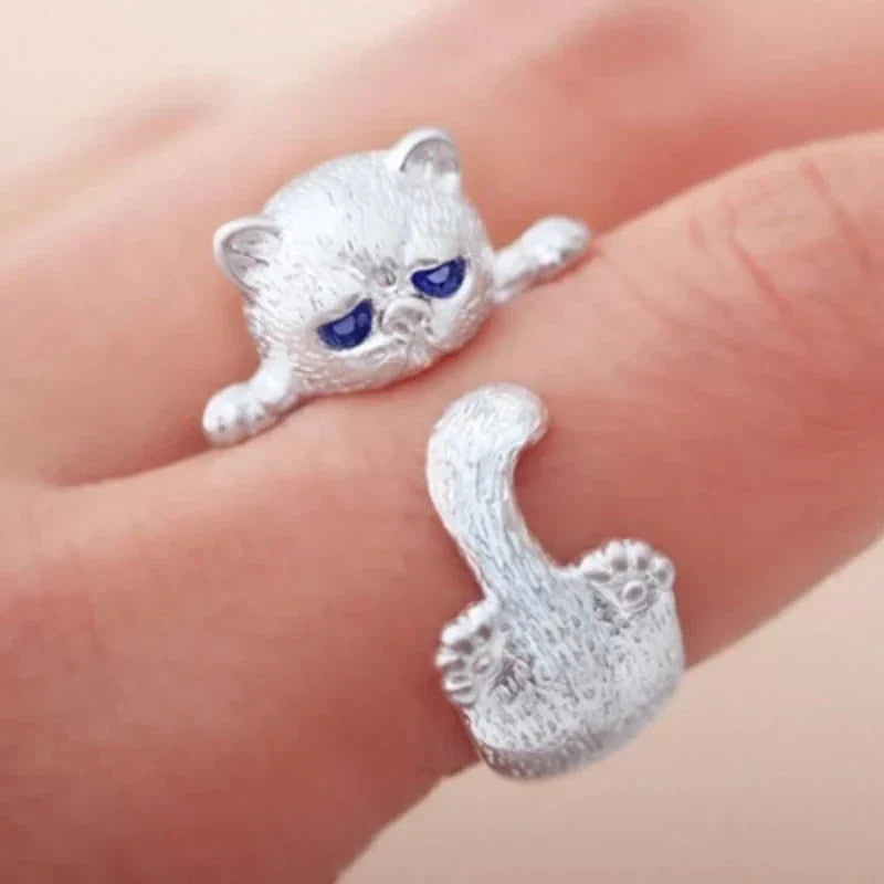 Verstelbare Ring | Witgoud