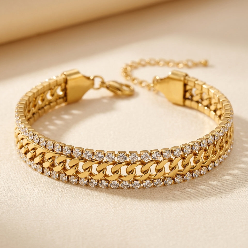 Vela Armband | Goud