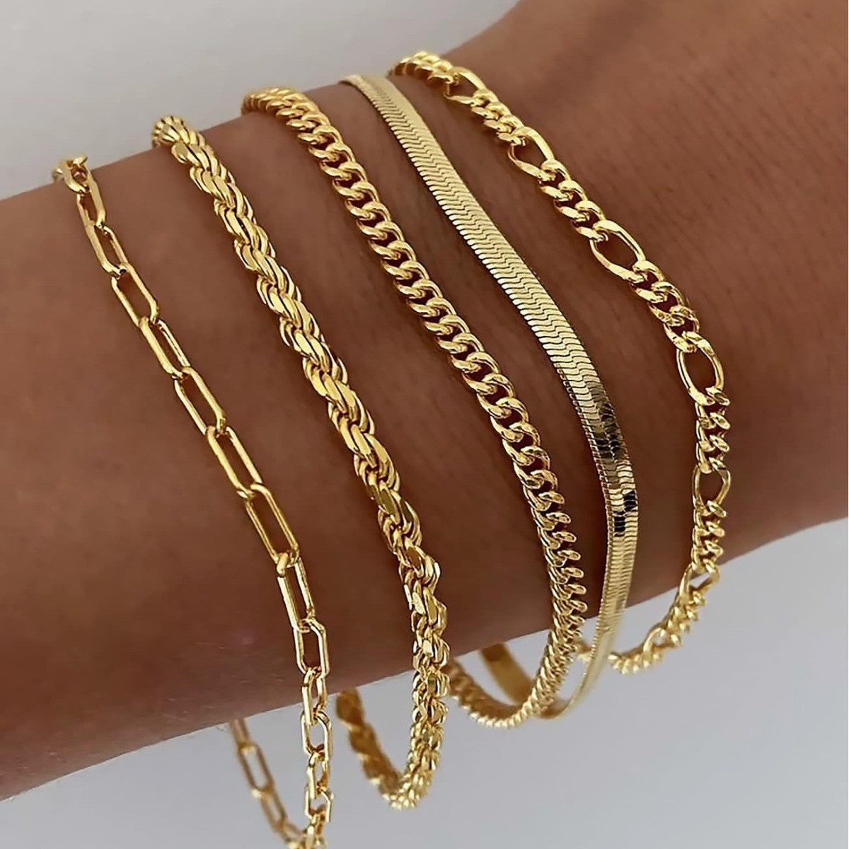 Ellis Renner Armbandsset | Goud