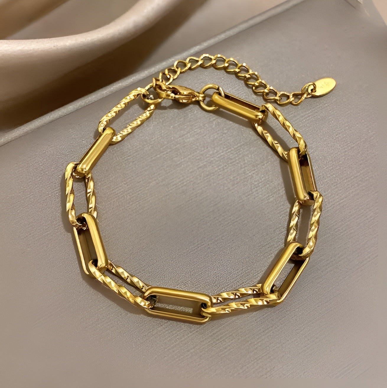 Chunky Link Lorielle Armband | Goud