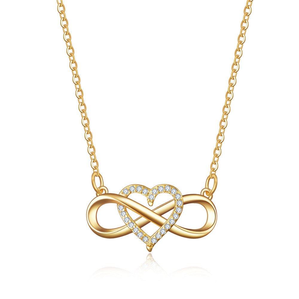 Liefde Knoop Oneindige Ketting | Goud