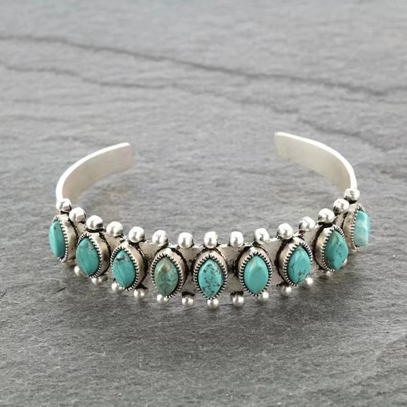 Azmira Turquoise Cuff Bracelet | Witgoud
