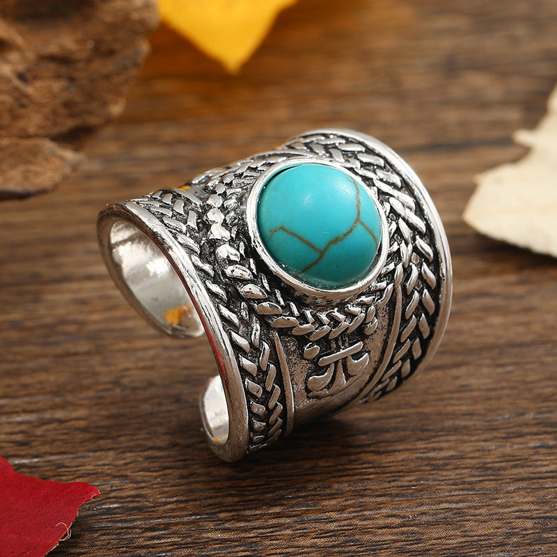 Ravik Stone Open Ring | Witgoud