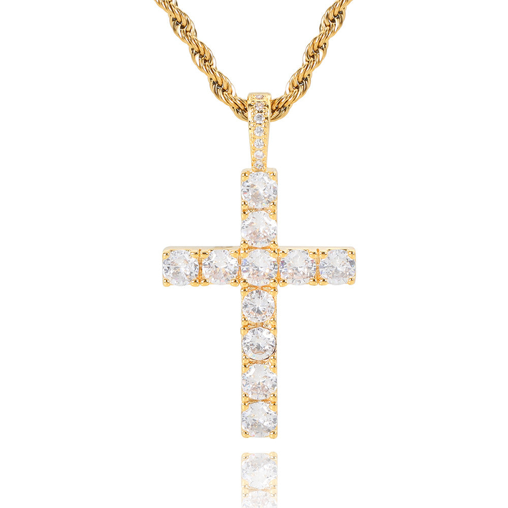 Kors halsketting | Goud
