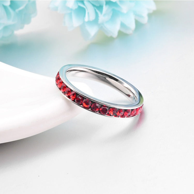Ruby Eternity Band Ring | Witgoud