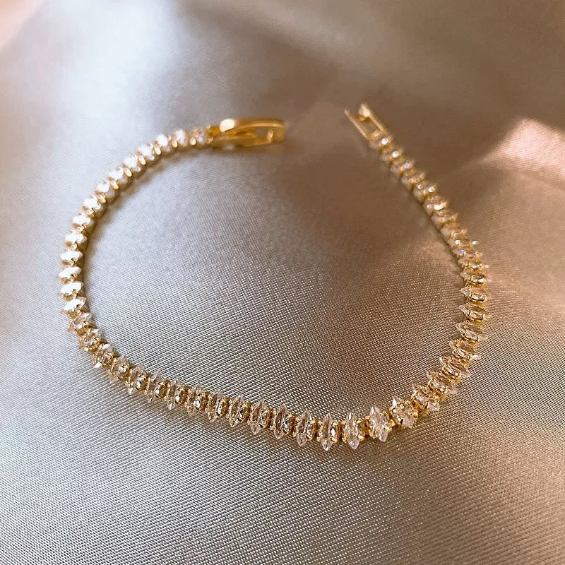 Vionelle Marquise Tennisarmband | Goud