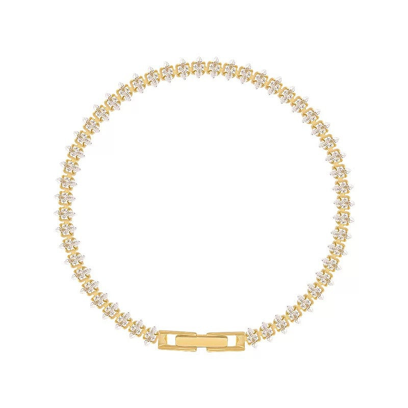 Vionelle Marquise Tennisarmband | Goud
