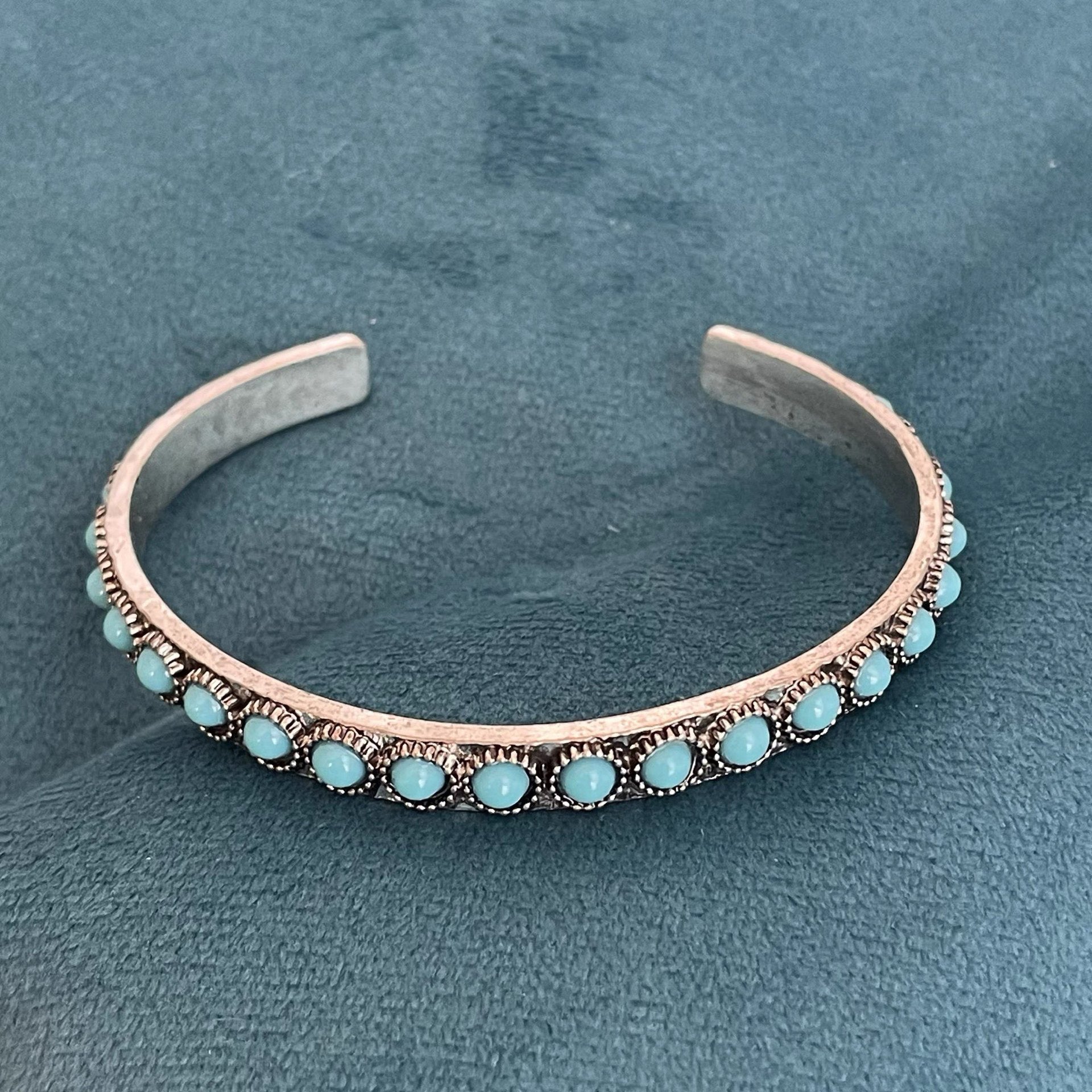 Talisse Turquoise Open Armband | Witgoud