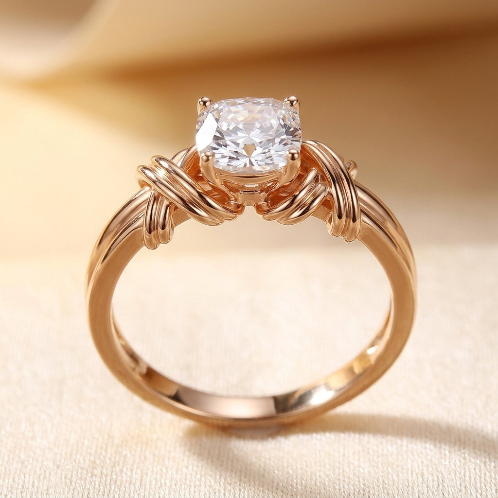 Geknoopte Band Statement Ring | Guld