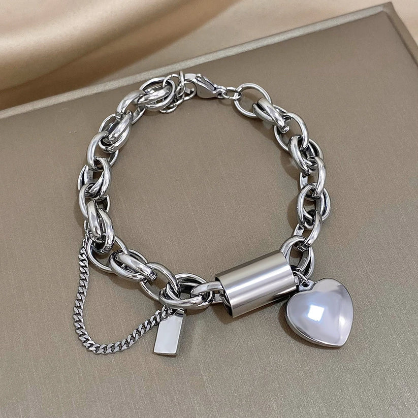 Hartverwarmend Chunky Armband | Goud