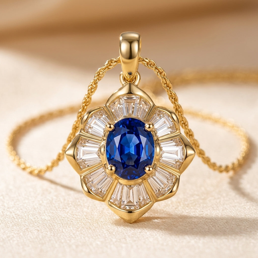 Kavella Noctazure Halsketting | Goud