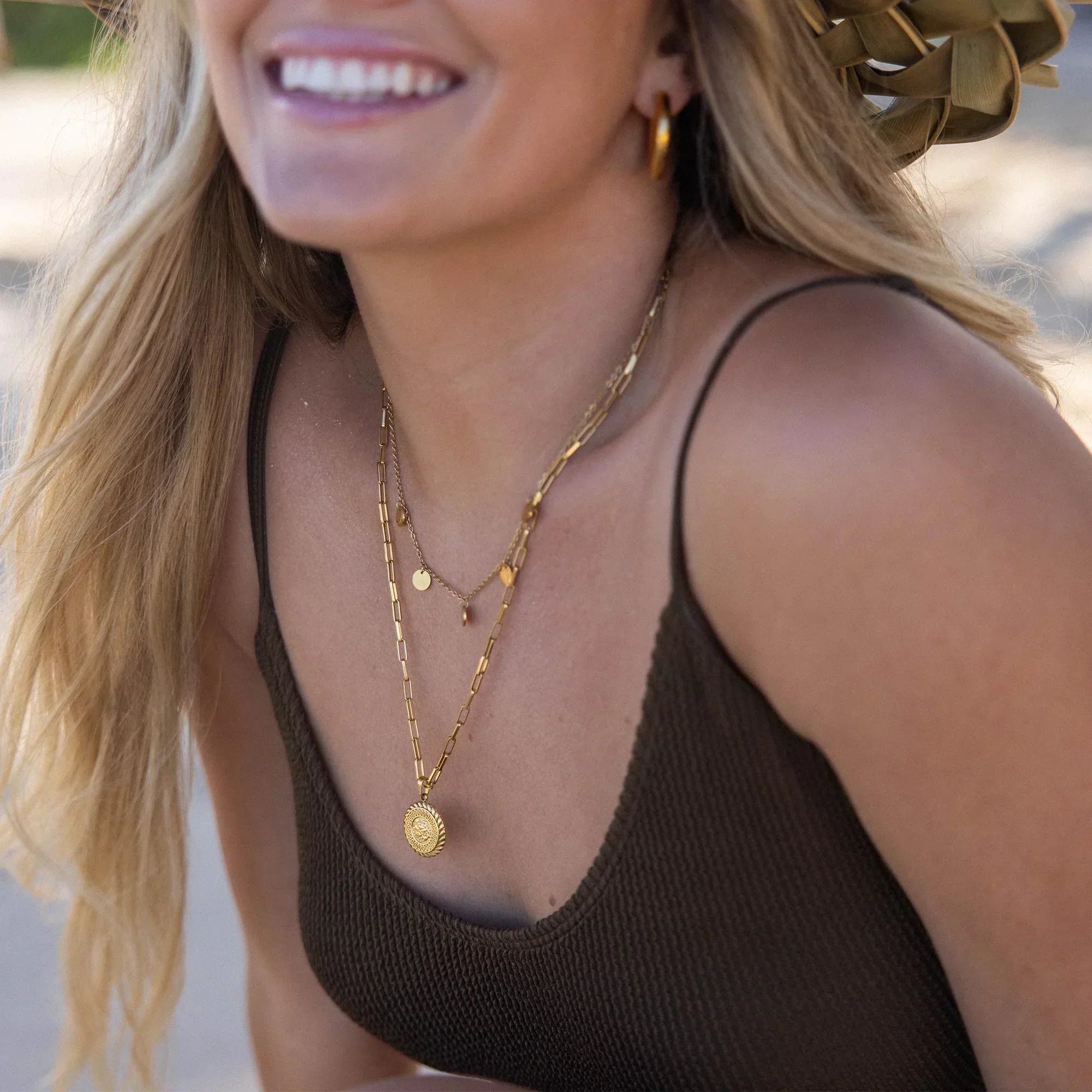 Funky Buddha Ketting | Goud