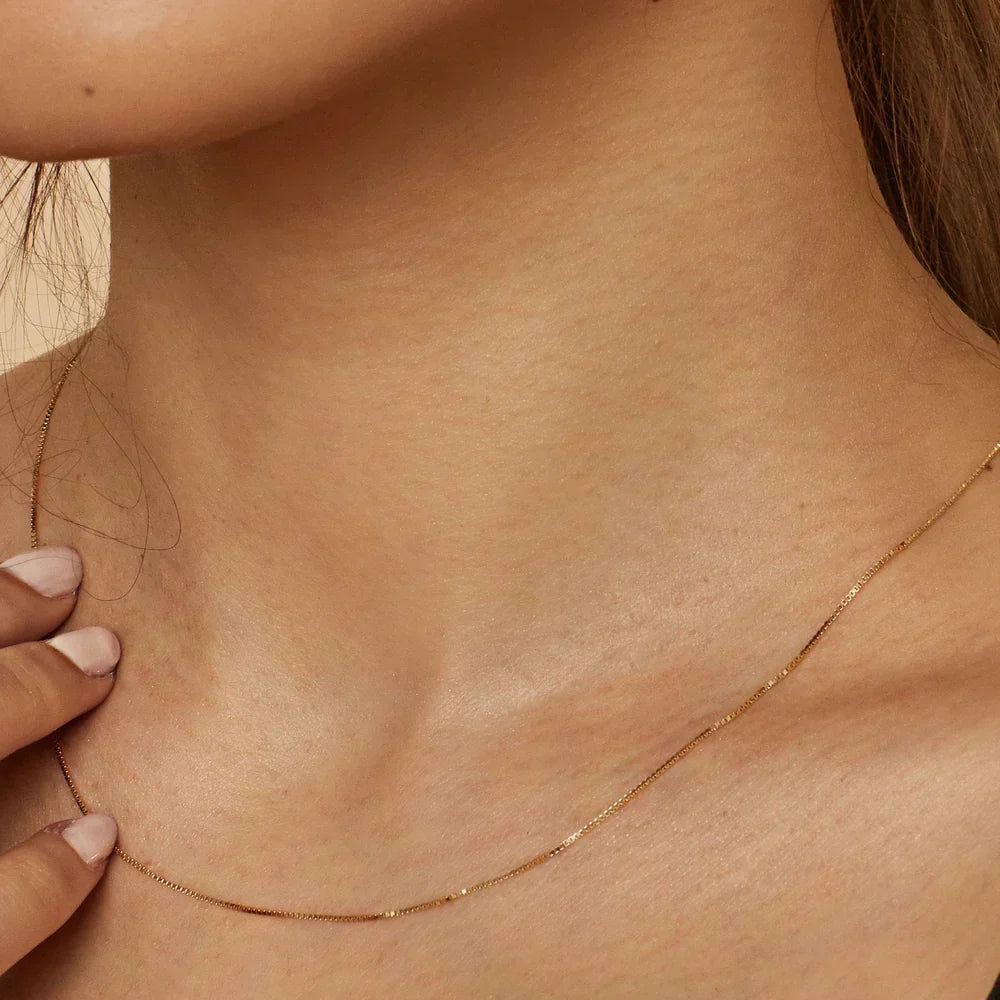 Bodega Box Ketting | Goud