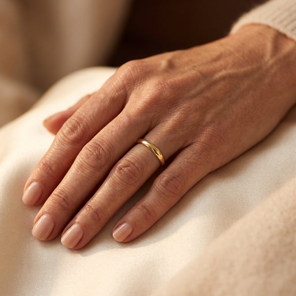 Slim Dome Ring | Goud
