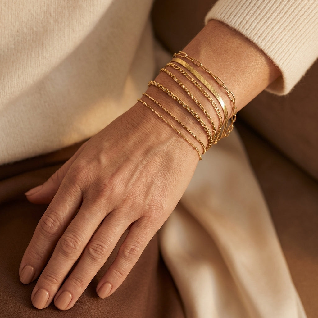 Isabella Vernetta armbandsset | Goud