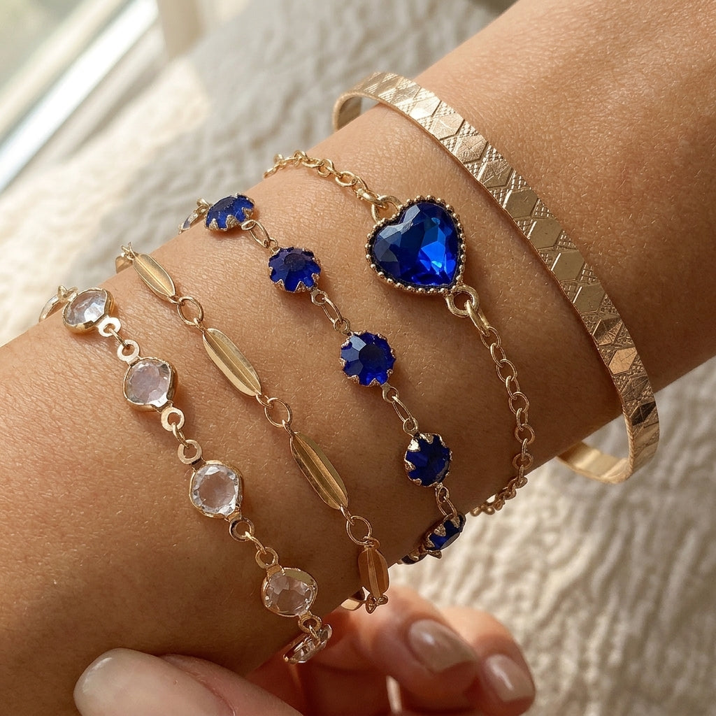 Aveline Northblue Armbandsset | Goud